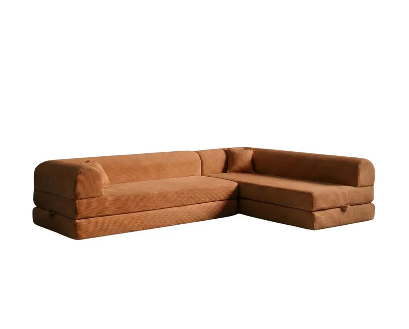 Kulmavuodesohva Atelier Del Sofa Legom Eco (280 x 90 x 25 cm) Laatanpunainen, undefined