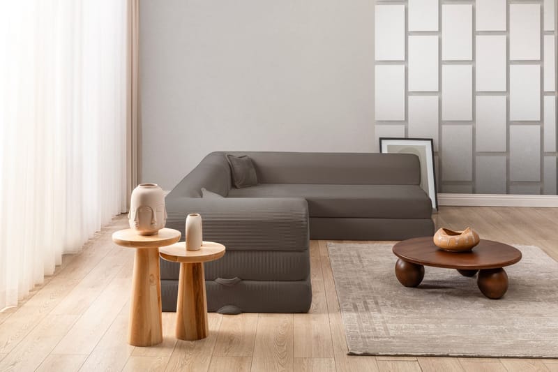 Kulmavuodesohva Atelier Del Sofa Legom Eco (280 x 90 x 25 cm) Ruskea - Huonekalut - Sohva - Vuodesohva