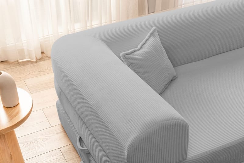 Kulmavuodesohva Atelier Del Sofa Legom Eco (280 x 90 x 25 cm) Vaaleanharmaa - Huonekalut - Sohva - Vuodesohva