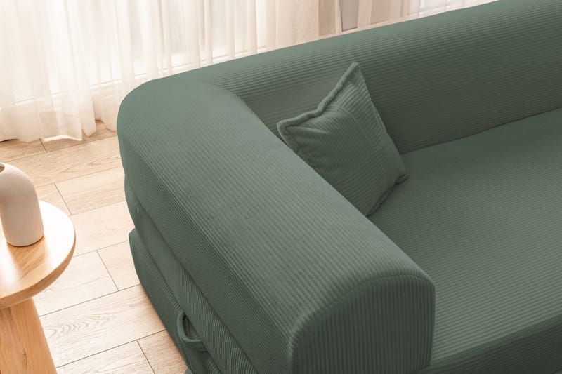 Kulmavuodesohva Atelier Del Sofa Legom Eco (280 x 90 x 25 cm) Vihreä - Huonekalut - Sohva - Vuodesohva