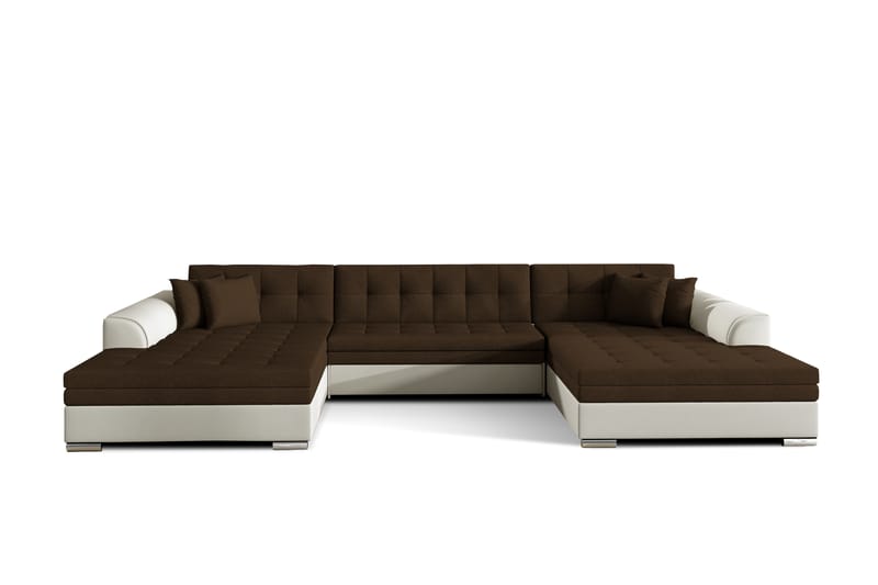 Kulmavuodesohva Biscottino - Ruskea/Beige - Huonekalut - Sohva - Vuodesohva