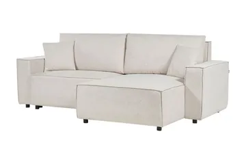 Brian Kulmavuodesohva 3-istuttava - Beige - Huonekalut - Sohva - Vuodesohva - Kulmavuodesohva