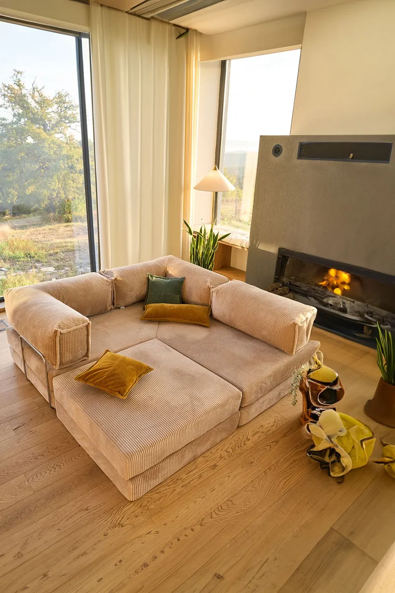 Corner Sofa-Bed Atelier Del Sofa - Huonekalut - Sohva - Vuodesohva - Kulmavuodesohva