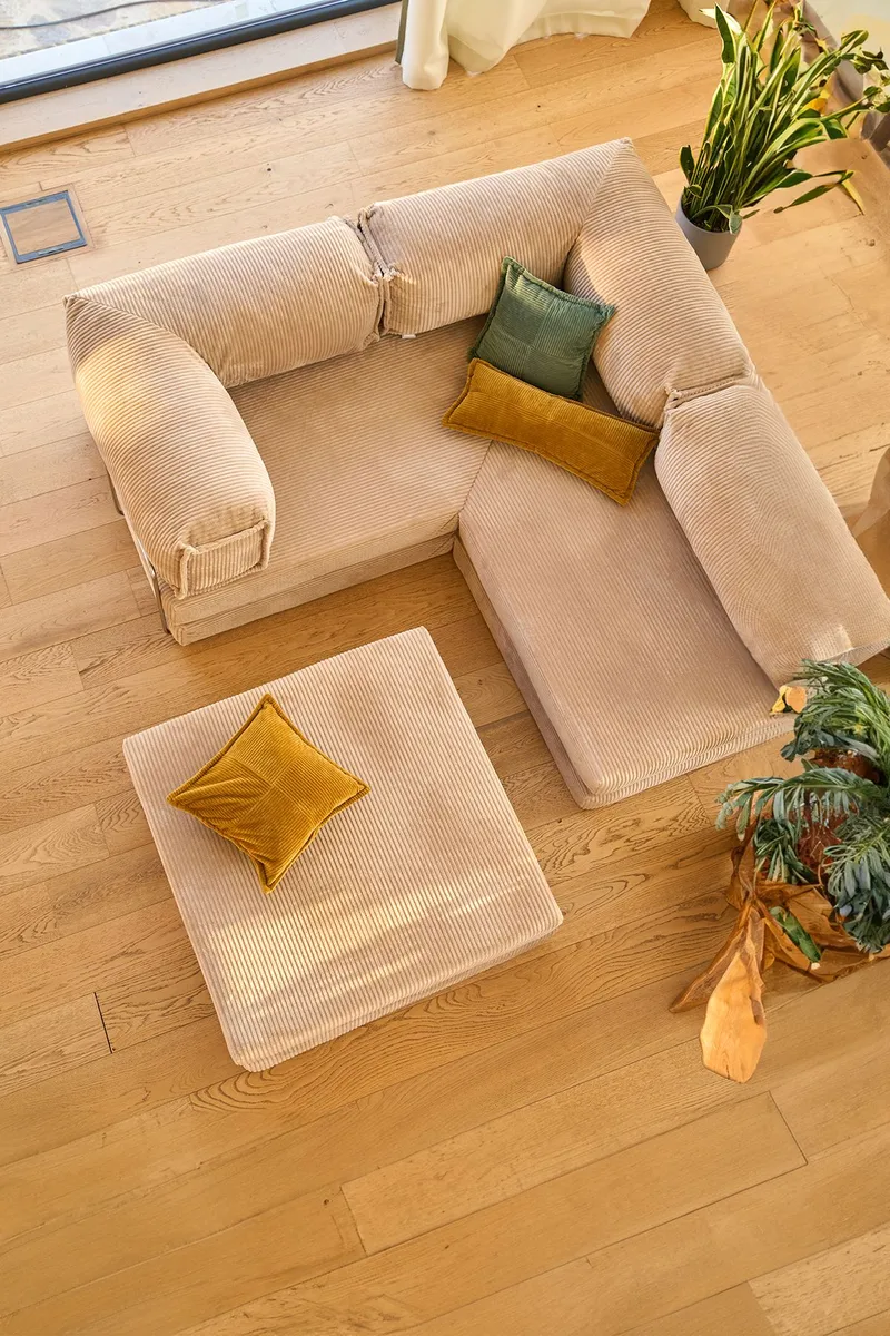Corner Sofa-Bed Atelier Del Sofa - Huonekalut - Sohva - Vuodesohva - Kulmavuodesohva