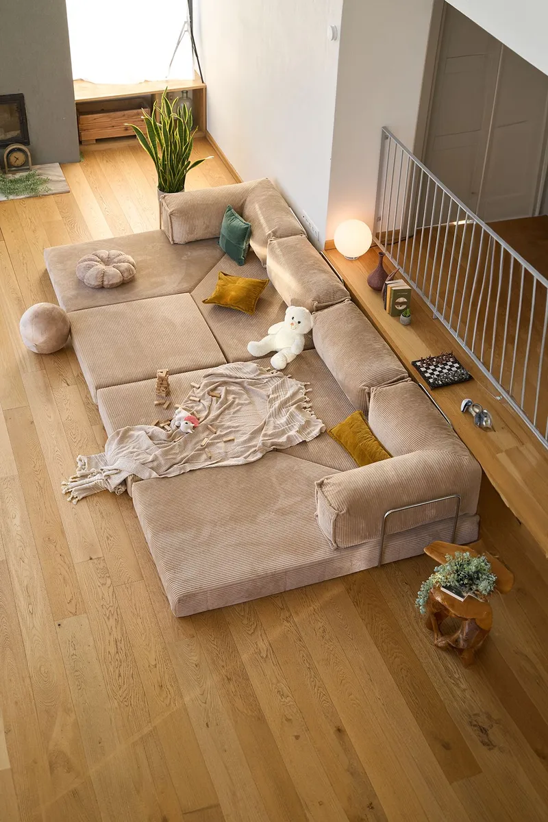 Corner Sofa-Bed Atelier Del Sofa - Huonekalut - Sohva - Vuodesohva - Kulmavuodesohva