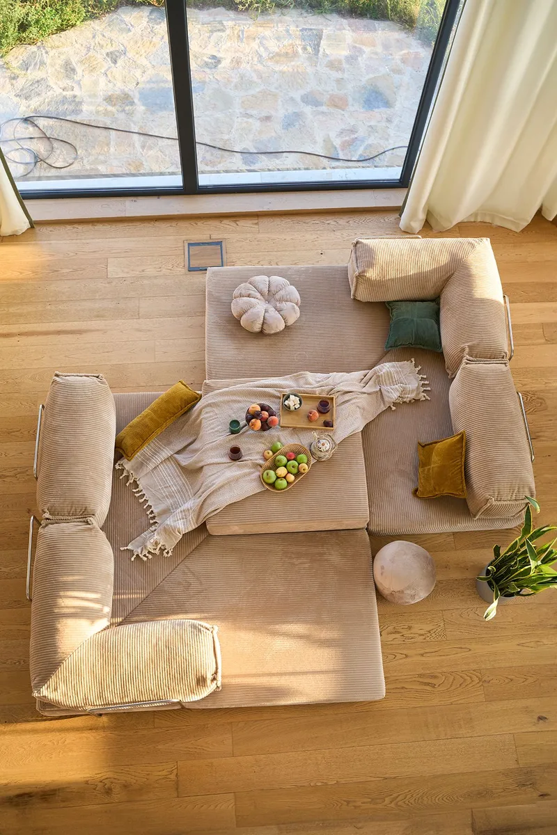 Corner Sofa-Bed Atelier Del Sofa - Huonekalut - Sohva - Vuodesohva - Kulmavuodesohva