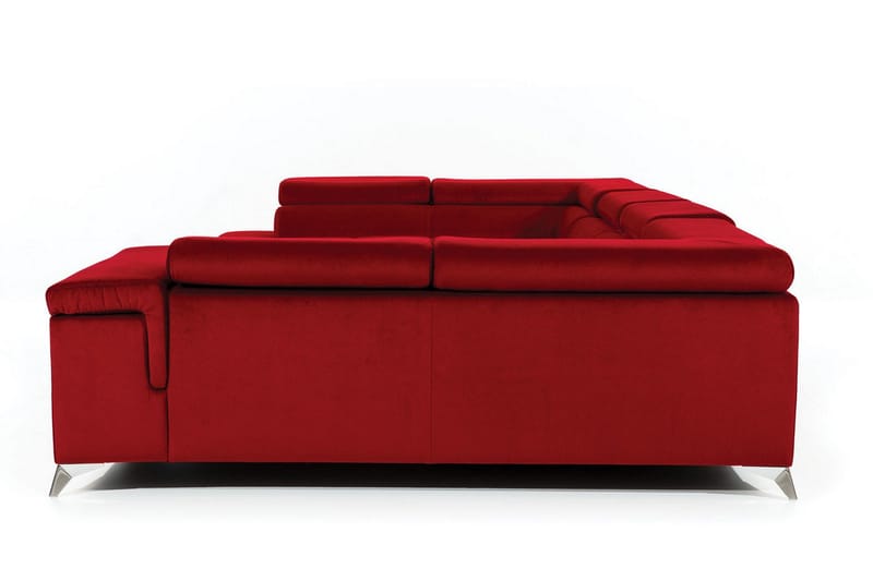 Kulmavuodesohva divaanilla Maceira Vasen - Punainen - Huonekalut - Sohva - Vuodesohva