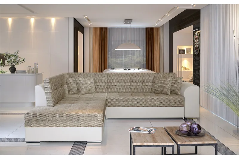 Kulmavuodesohva Fuentre, Beige