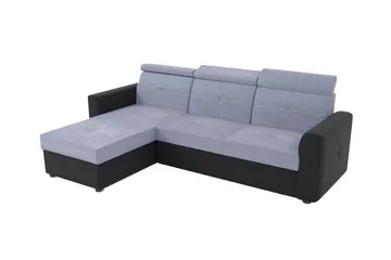 Hunglader 3-sits Hörnbäddsoffa Black - Huonekalut - Sohva - Vuodesohva - Divaanivuodesohva