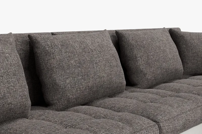 Kulmavuodesohva Jakarta Divaani säilytyksellä Oikea - Valkoinen/Vaaleanharmaa - Huonekalut - Sohva - Vuodesohva