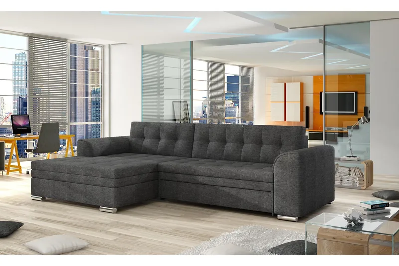 Kulmavuodesohva Libere divaanilla, Harmaa