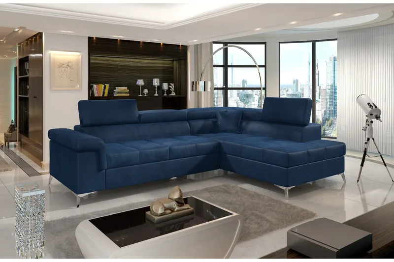 Kulmavuodesohva Lynsey, Sininen