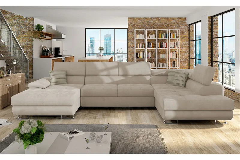 Kulmavuodesohva Oertel Oikea - Huonekalut - Sohva - Vuodesohva