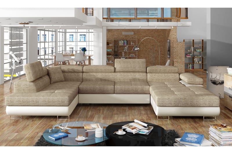 Kulmavuodesohva Sagardelos, Beige