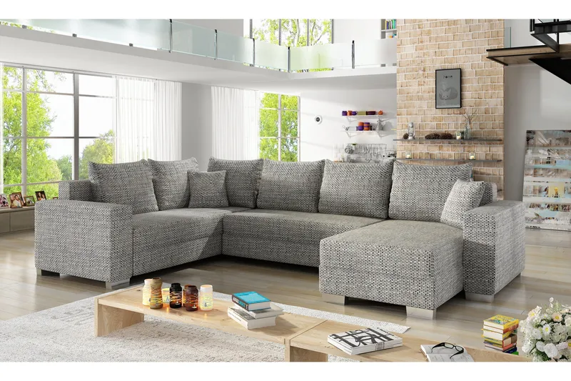 Kulmavuodesohva Sase divaanilla, Harmaa