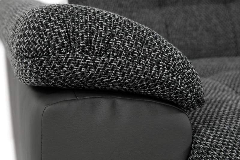 Kulmavuodesohva Sororia Divaani säilytyksellä Vasen - Harmaa/Musta - Huonekalut - Sohva - Vuodesohva