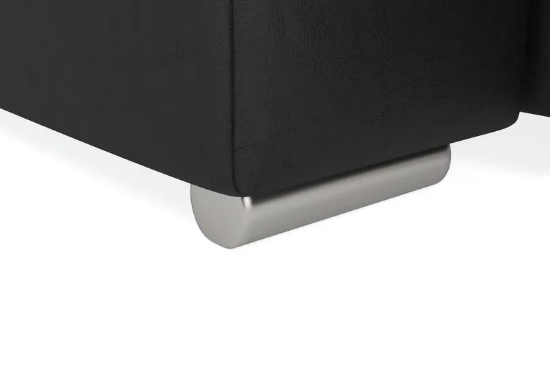 Kulmavuodesohva Sororia Divaani säilytyksellä Vasen - Harmaa/Musta - Huonekalut - Sohva - Vuodesohva