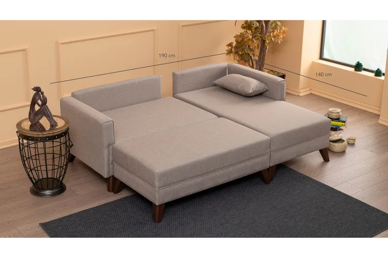 Vuodesohva Burundi 2:n ist - Huonekalut - Sohva - Divaanisohva - 4 istuttava sohva divaanilla