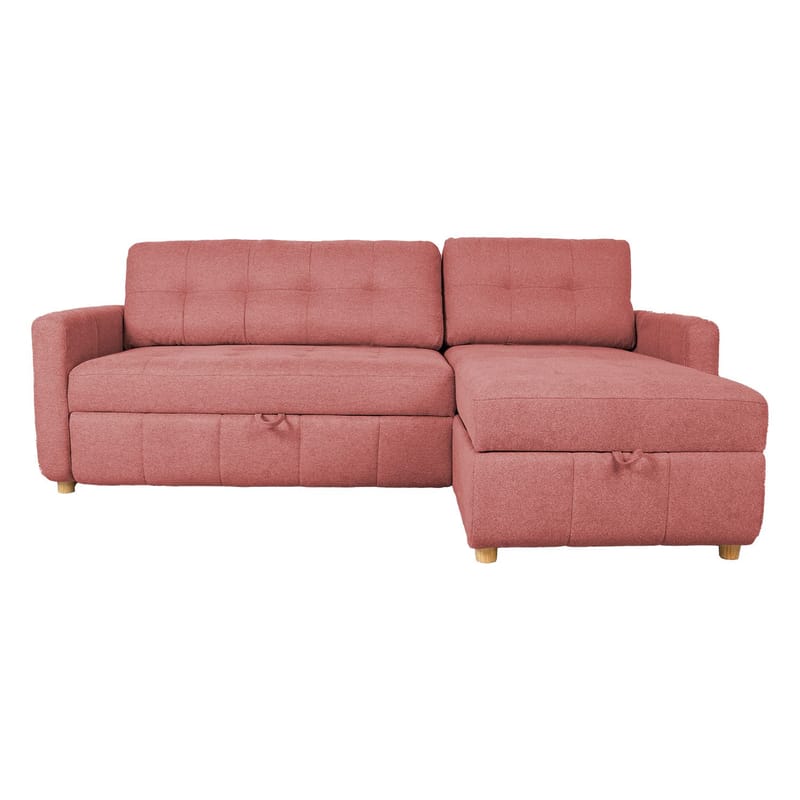 Kulmavuodesohva Porsen - Pinkki - Huonekalut - Sohva - Vuodesohva