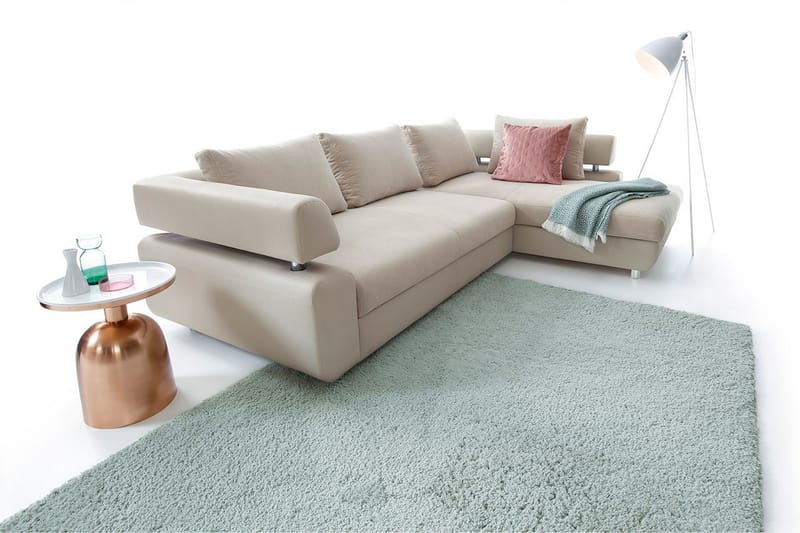 L-vuodesohva Panama Oikea - Beige - Huonekalut - Sohva - Vuodesohva