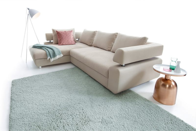 L-vuodesohva Panama Vasen - Beige - Huonekalut - Sohva - Vuodesohva