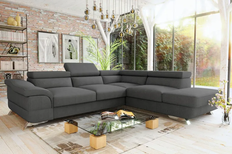 Lagos 5-sits Bäddsoffa Vänster Idalia 7 Left-faced - Huonekalut - Sohva - Vuodesohva