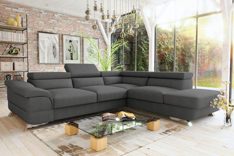 Lagos 5-sits Bäddsoffa Vänster Idalia 7 Left-faced - Huonekalut - Sohva - Vuodesohva