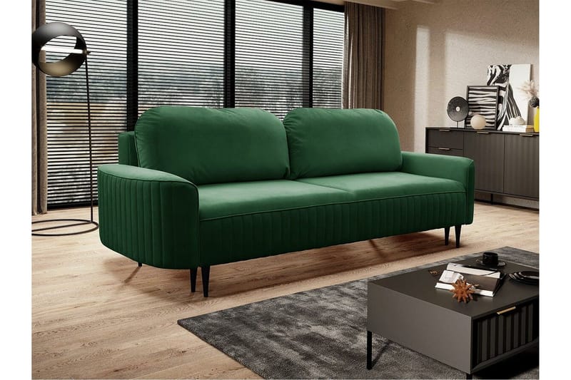 Laytown 2-sits Bäddsoffa NO_BRAND Green - Huonekalut - Sohva - Vuodesohva