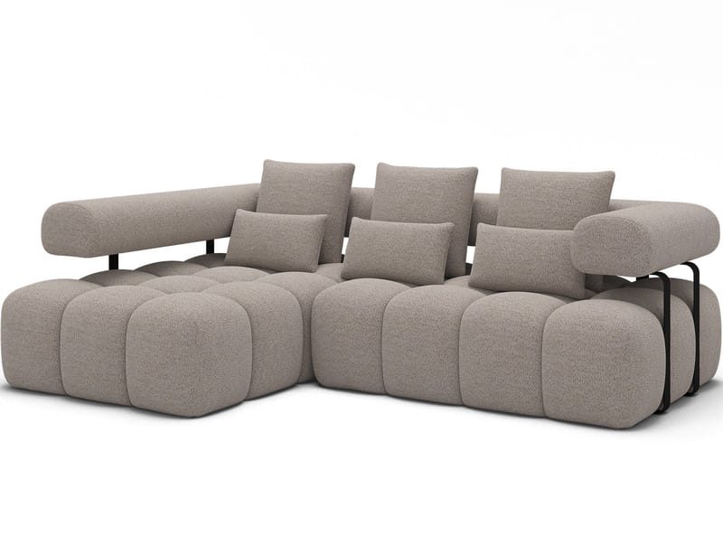 Levvi 3-istuttava Bubblig-vuodesohva divaanilla, vasen, Royal 18
