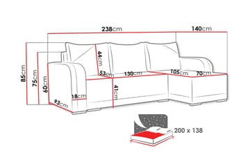 Liliana Divanbäddsoffa Sense 9 + Sense 14 - Huonekalut - Sohva - Vuodesohva