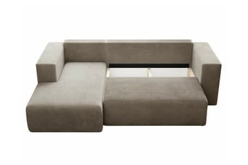 Listowel 3-sits Hörnbäddsoffa beige - Huonekalut - Sohva - Vuodesohva