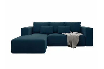 Listowel 3-sits Hörnbäddsoffa Dark blue - Huonekalut - Sohva - Vuodesohva