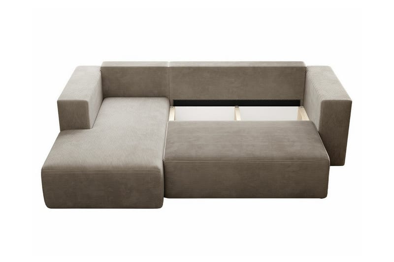 Listowel 3-sits Hörnbäddsoffa Dark green - Huonekalut - Sohva - Vuodesohva