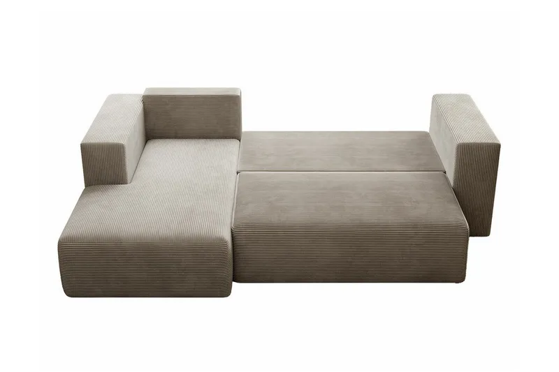 Listowel 3-sits Hörnbäddsoffa Dark yellow - Huonekalut - Sohva - Vuodesohva