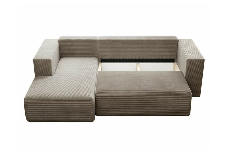 Listowel 3-sits Hörnbäddsoffa NO_BRAND beige - Huonekalut - Sohva - Vuodesohva