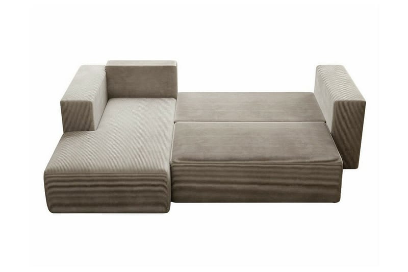 Listowel 3-sits Hörnbäddsoffa NO_BRAND beige - Huonekalut - Sohva - Vuodesohva