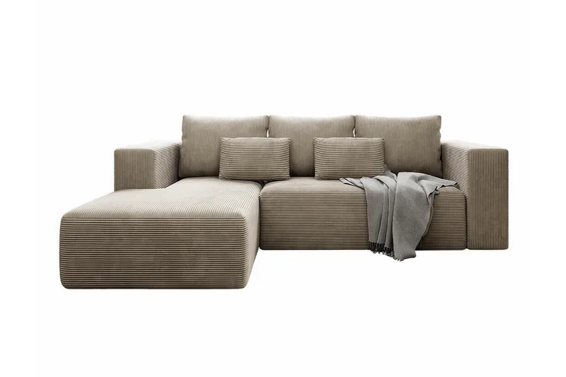 Listowel 3-sits Hörnbäddsoffa NO_BRAND beige, undefined