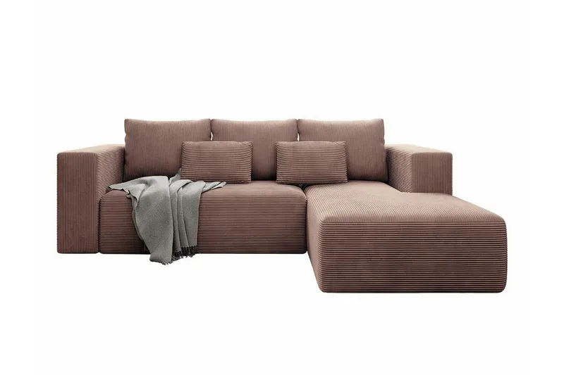 Listowel 3-sits Hörnbäddsoffa NO_BRAND Brown, undefined