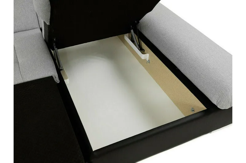 Lomux 3-sits Hörnbäddsoffa Beige/Light beige - Huonekalut - Sohva - Vuodesohva