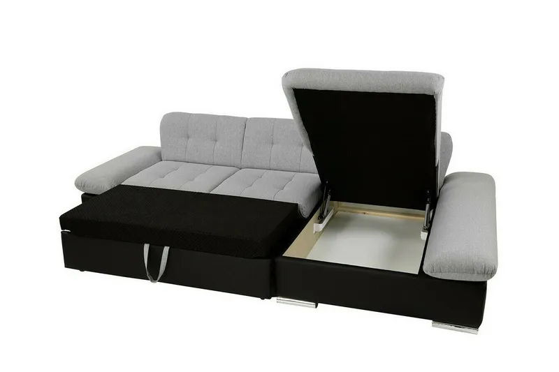 Lomux 3-sits Hörnbäddsoffa Dark green - Huonekalut - Sohva - Vuodesohva