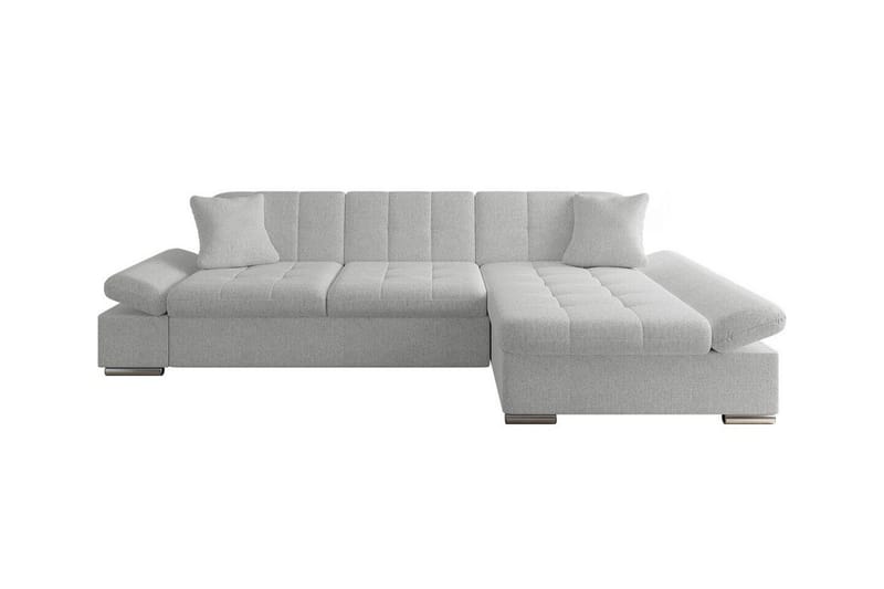 Lomux 3-sits Hörnbäddsoffa Ljusgrå, undefined