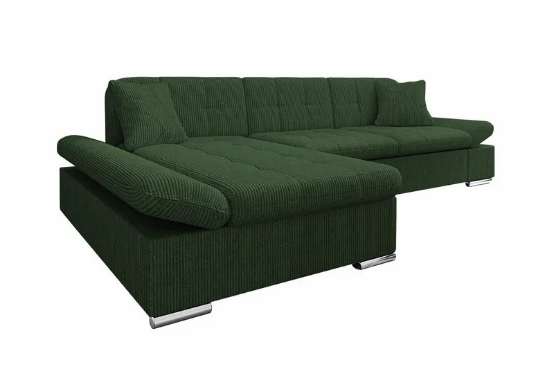 Lomux 3-sits Hörnbäddsoffa NO_BRAND Dark green, undefined