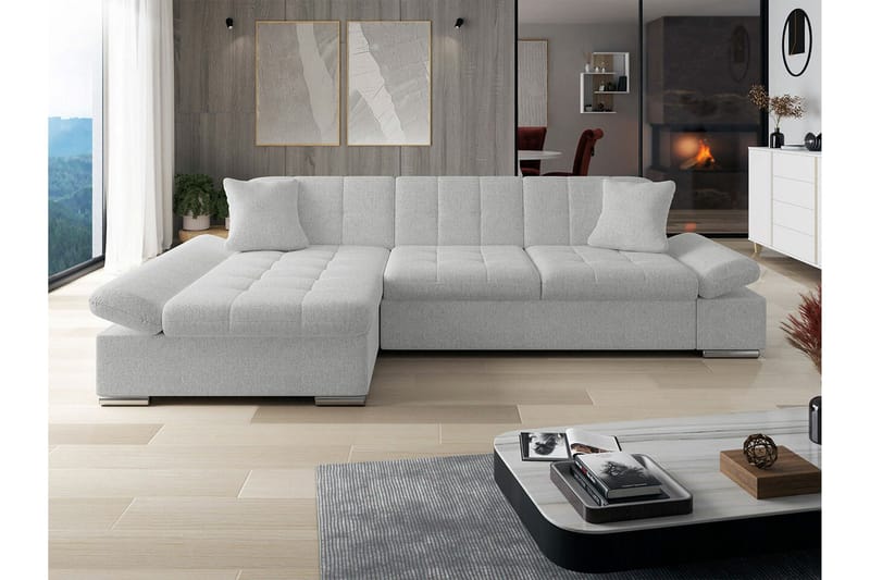 Lomux 3-sits Hörnbäddsoffa White - Huonekalut - Sohva - Vuodesohva