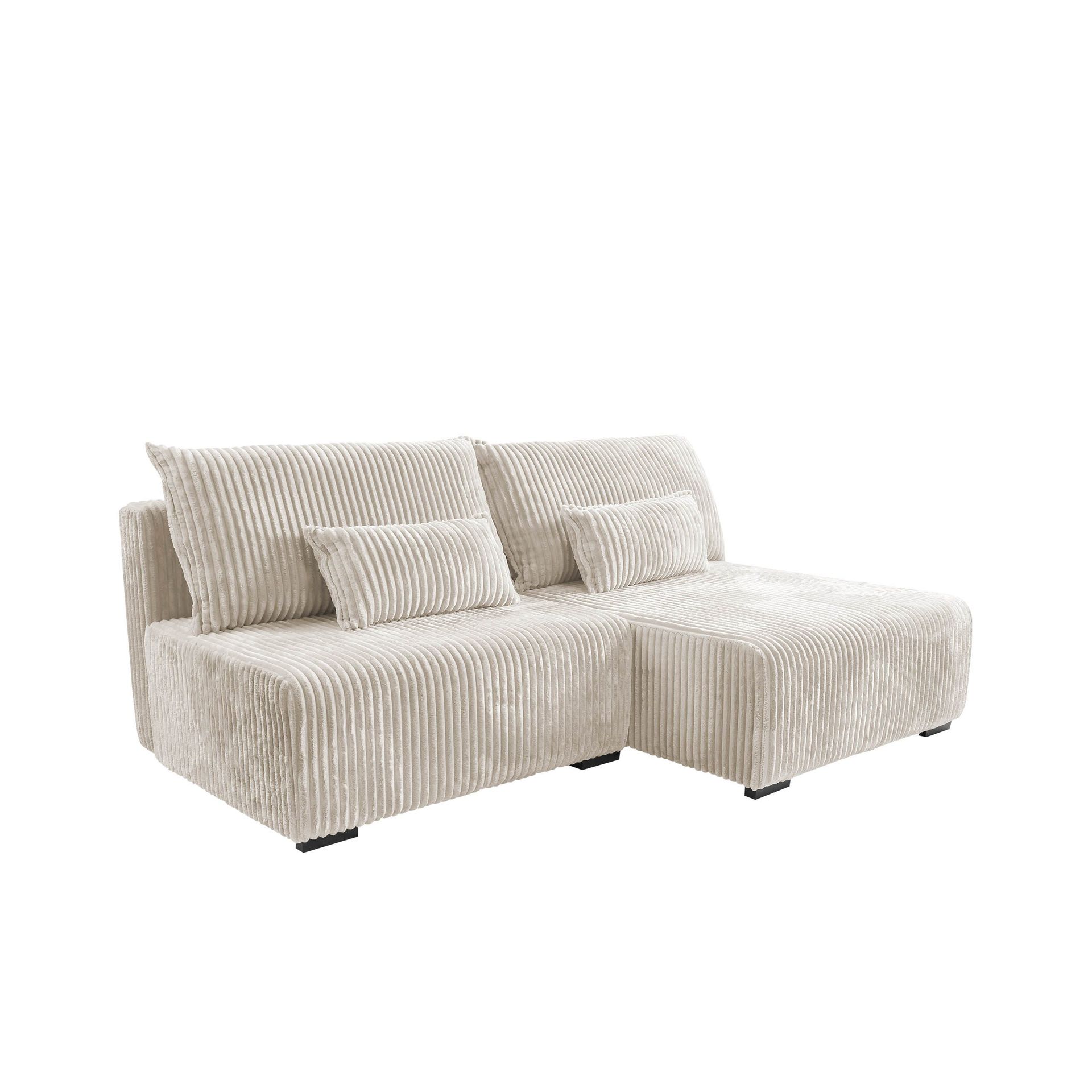 Lorynn 3-istuttava vuodesohva divaanilla - beige