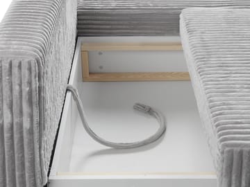 Lorynn 3-istuttava vuodesohva divaanilla - beige - Huonekalut - Sohva - Vuodesohva