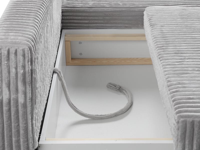 Lorynn 3-istuttava vuodesohva divaanilla - beige - Huonekalut - Sohva - Vuodesohva