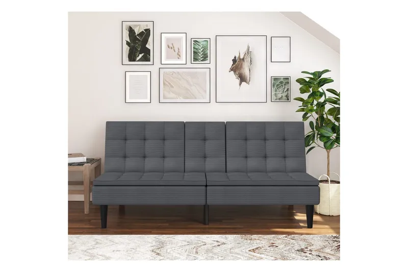 Maine Vuodesohva 3-istuttava - Harmaa - Huonekalut - Sohva - Vuodesohva - 3 istuttava vuodesohva