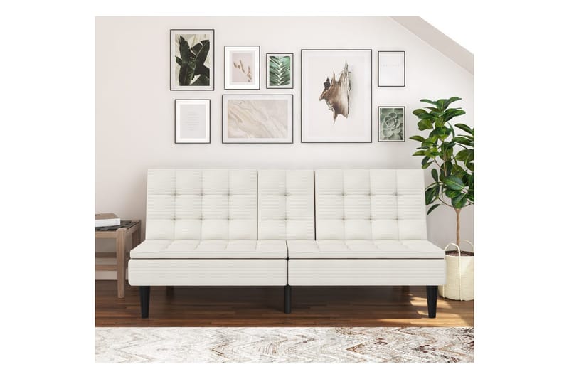 Maine Vuodesohva 3-istuttava - Valkoinen - Huonekalut - Sohva - Vuodesohva - 3 istuttava vuodesohva