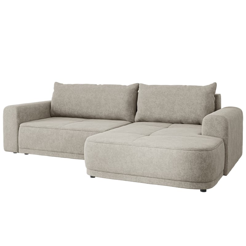 Malor 3-istuttava vuodesohva divaanilla, oikeanpuoleinen, beige