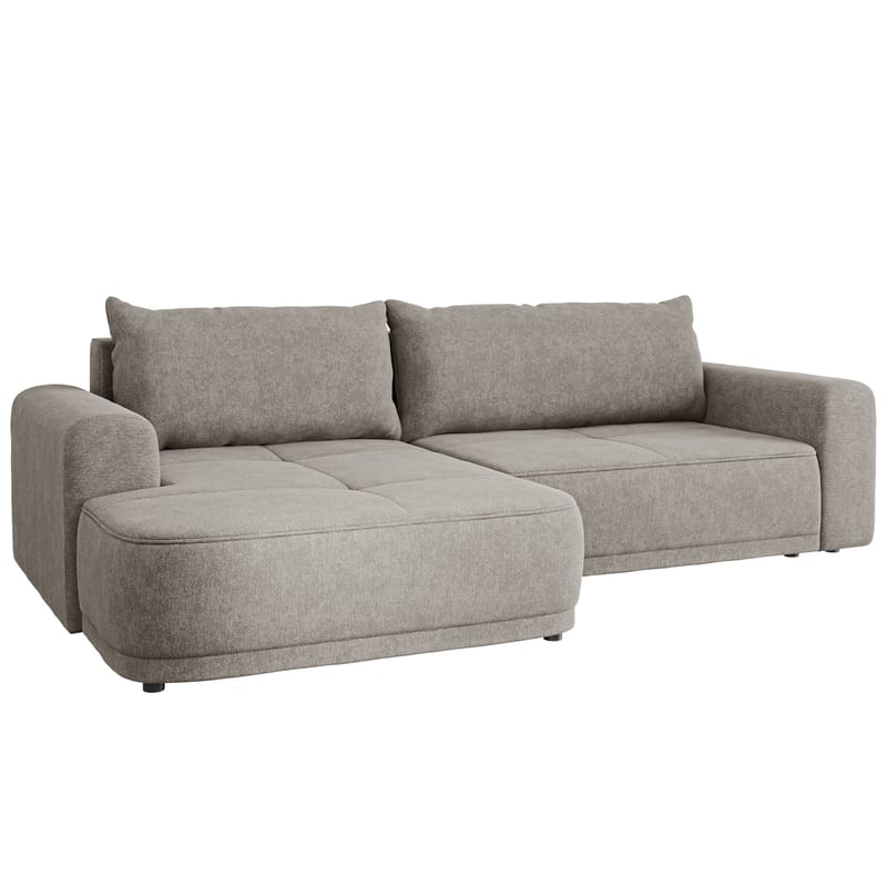 Malor 3-istuttava vuodesohva divaanilla, vasemmanpuoleinen, beige